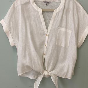 Nic snd Zoe PL LINEN TOP